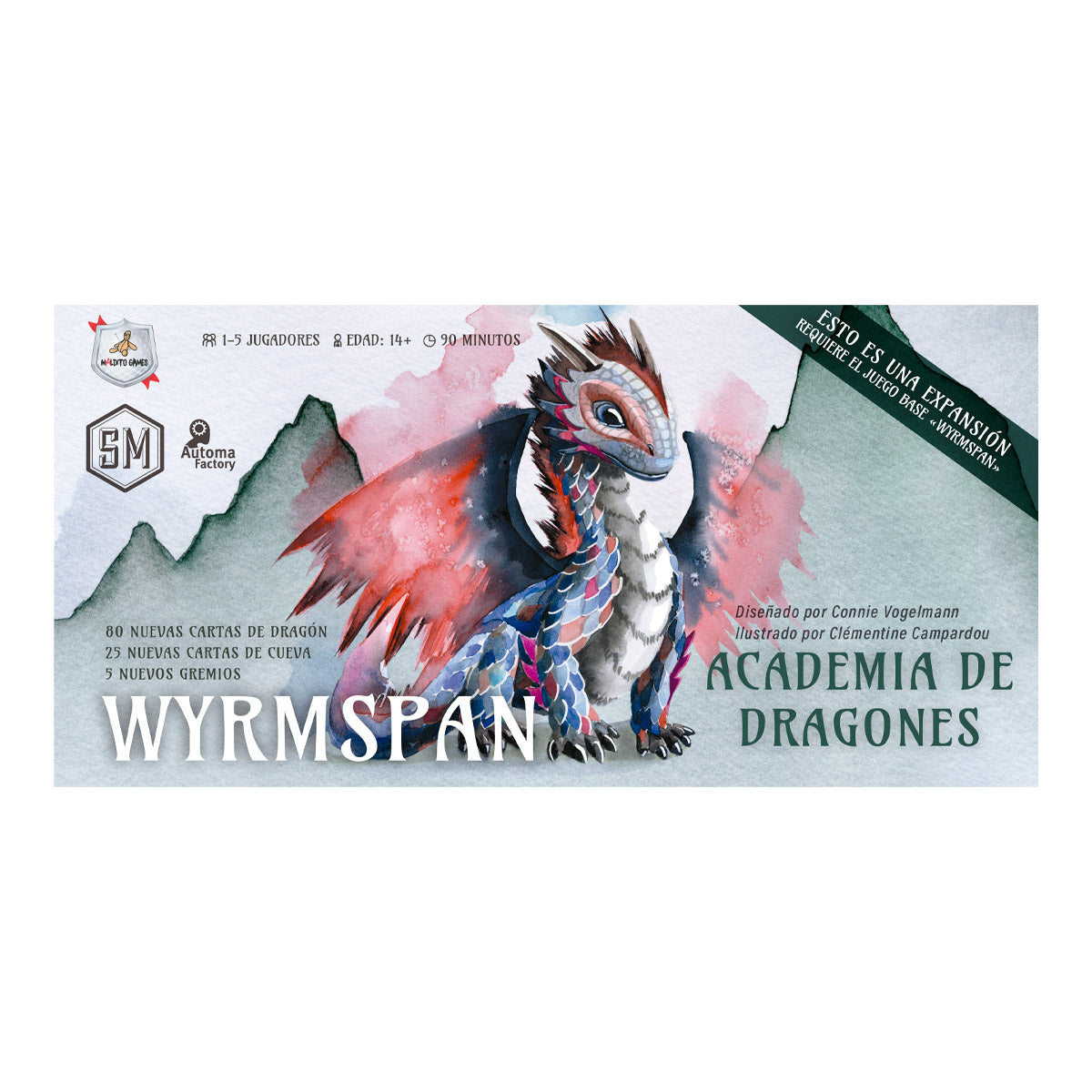 Wyrmspan: Academia de Dragones, Edicíon en Español